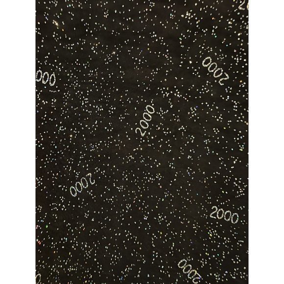 4P Vintage Molly Malloy Evening‎ Dress Glitter 2000 Millennium New Year RARE - Picture 5 of 9